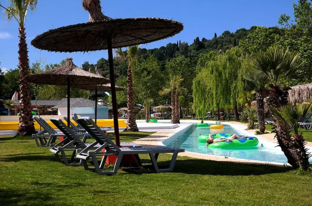 Lazy River at Aqualand Corfu Water Park