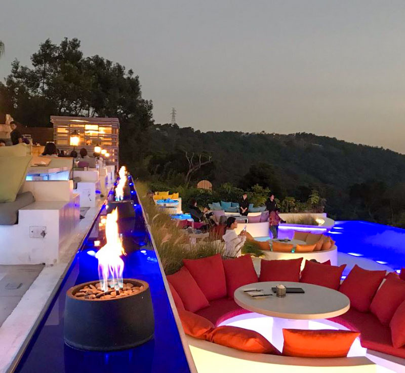The Top 屋頂上 offers a mesmerizing birds' eye view of Taipei's nightscape.