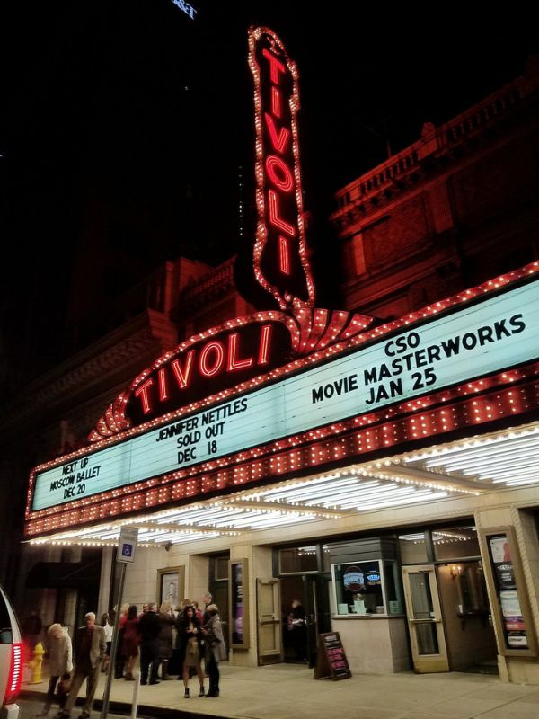 The Tivoli hosts a range of shows, spanning concerts, Broadway plays, and classic movie screenings for diverse entertainment