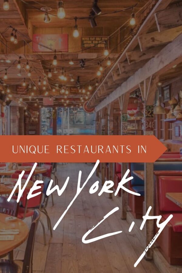 13 Amazingly Unique Restaurants in New York City: Fun Places to Eat