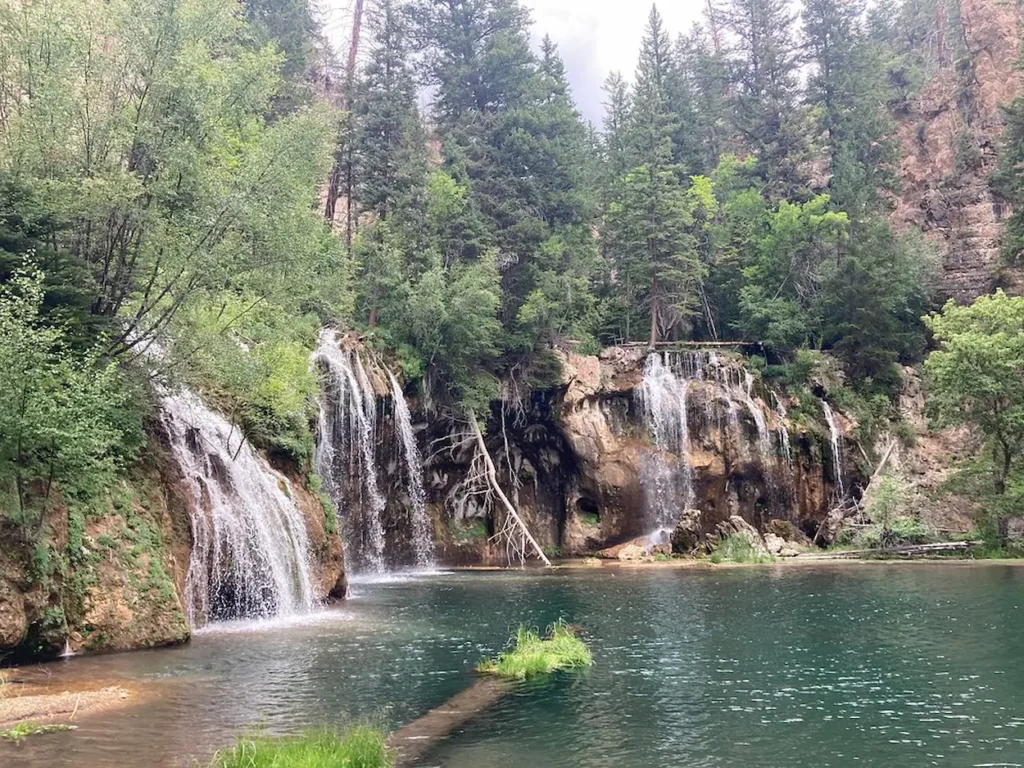 Hanging Lake, a National Natural Landmark in Glenwood Canyon, Colorado