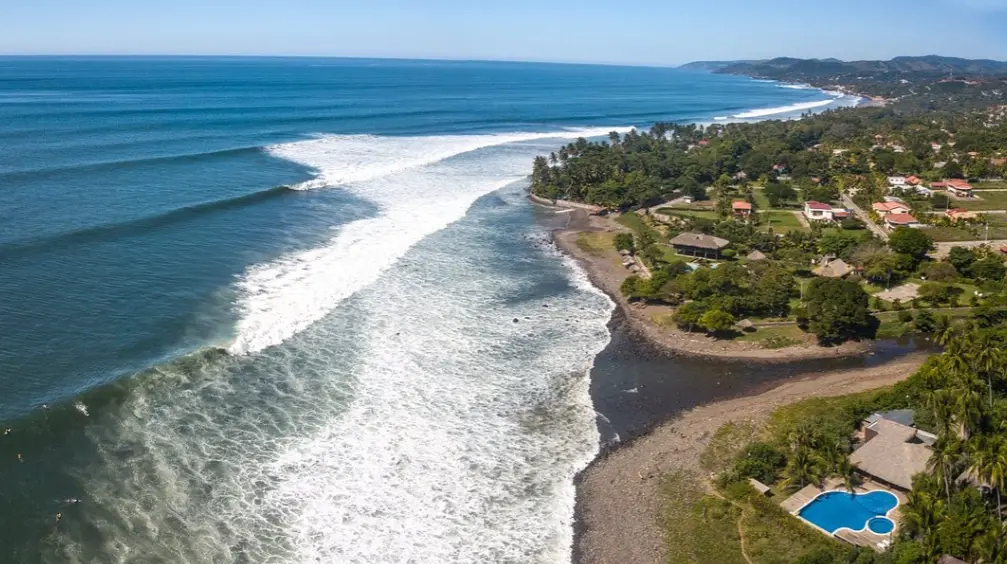 La Libertad aerial view