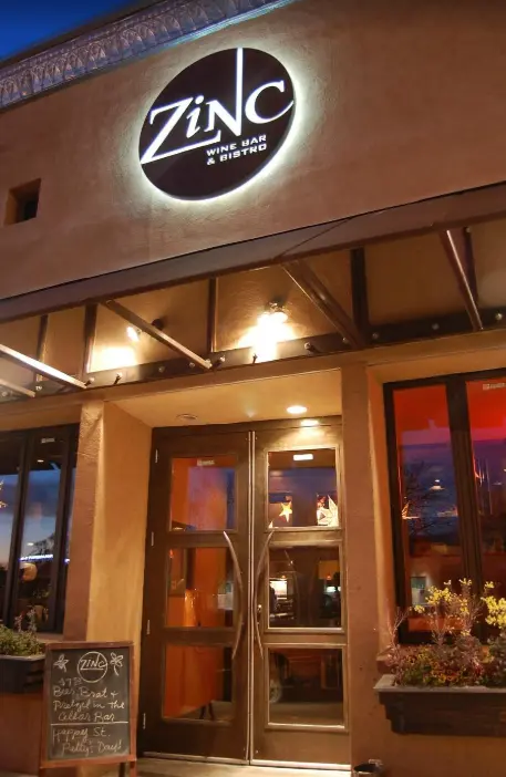 Zinc Wine Bar & Bistro entrance