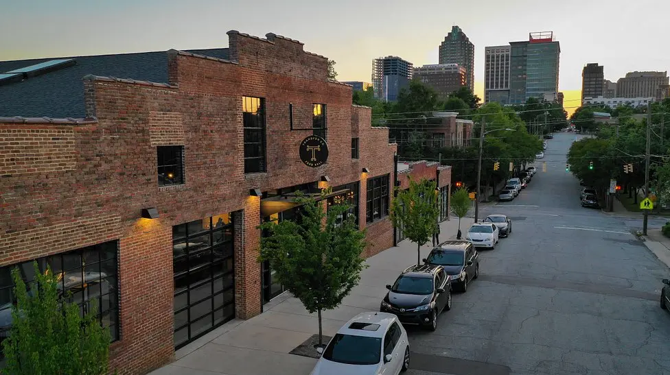 Exterior of Transfer Co. Food Hall
