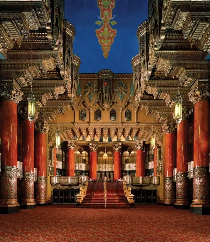 The Fabulous Fox Theatre from front doors