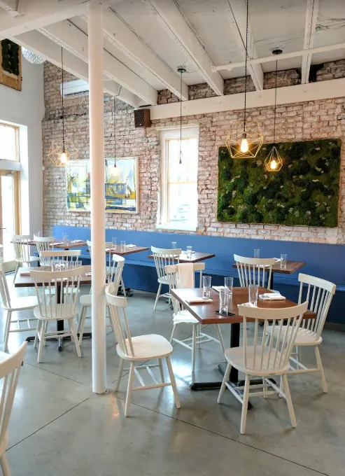 Interior of The Anchorage Dining Room