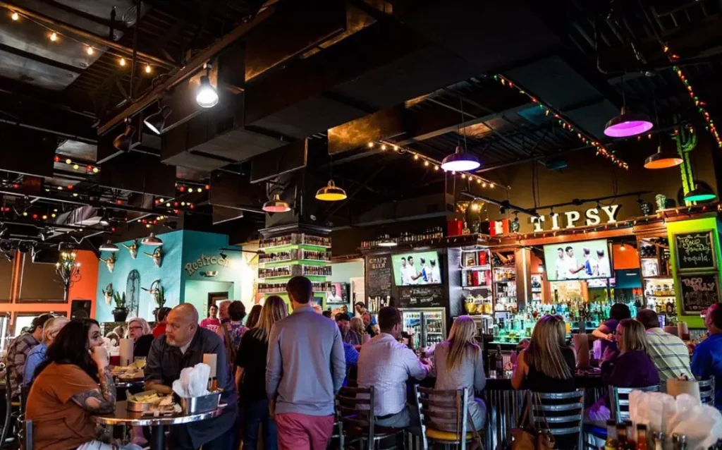 Interior of Tipsy Taco