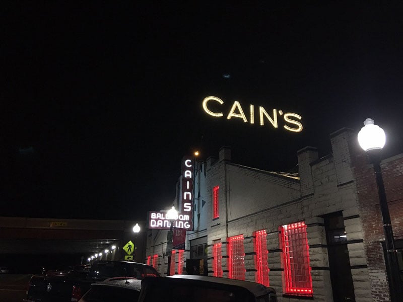 Visiting Cain's Ballroom is one of the best things to do in Tulsa at night.
