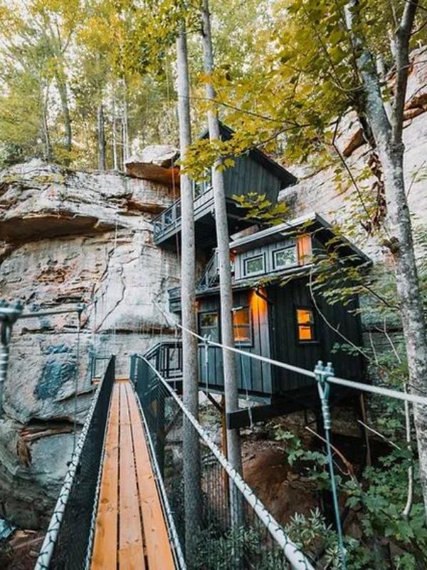 Canopy Crew Treehouses & Cliffhouses craft each dwelling as a design masterpiece