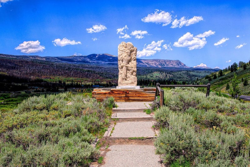 It's a spot where people happily converse with one another and the great outdoors call.