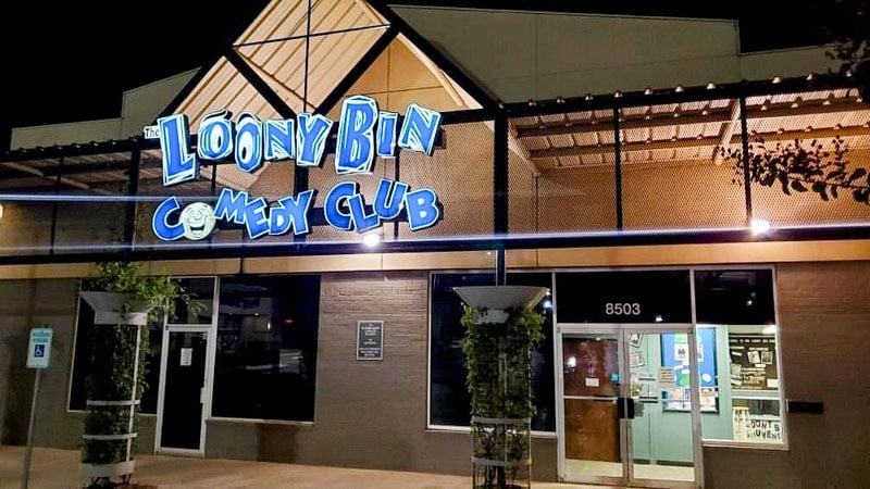 The Loony Bin Comedy Club is a top spot for laughter with both up-and-coming and seasoned comics.
