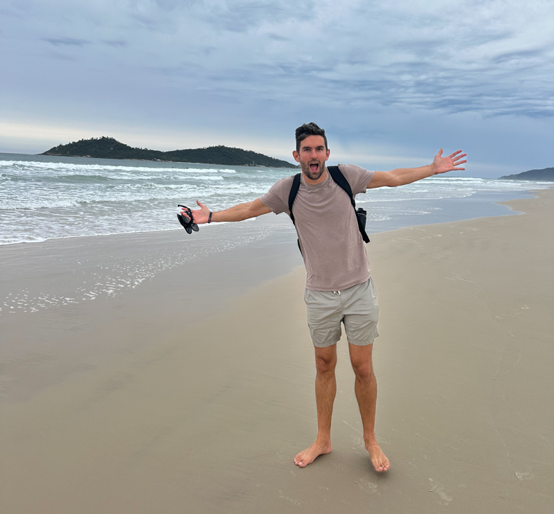 Photo of me exploring Florianpolis