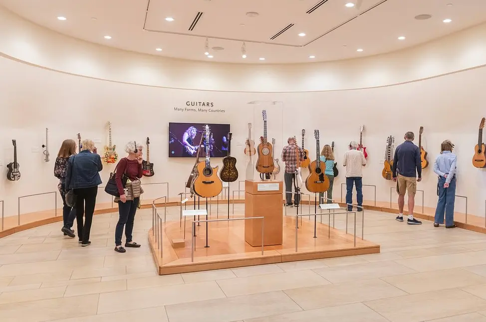 A view of the Guitar Gallery