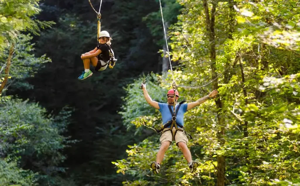 Zipline Tour in New River Gorge National Park