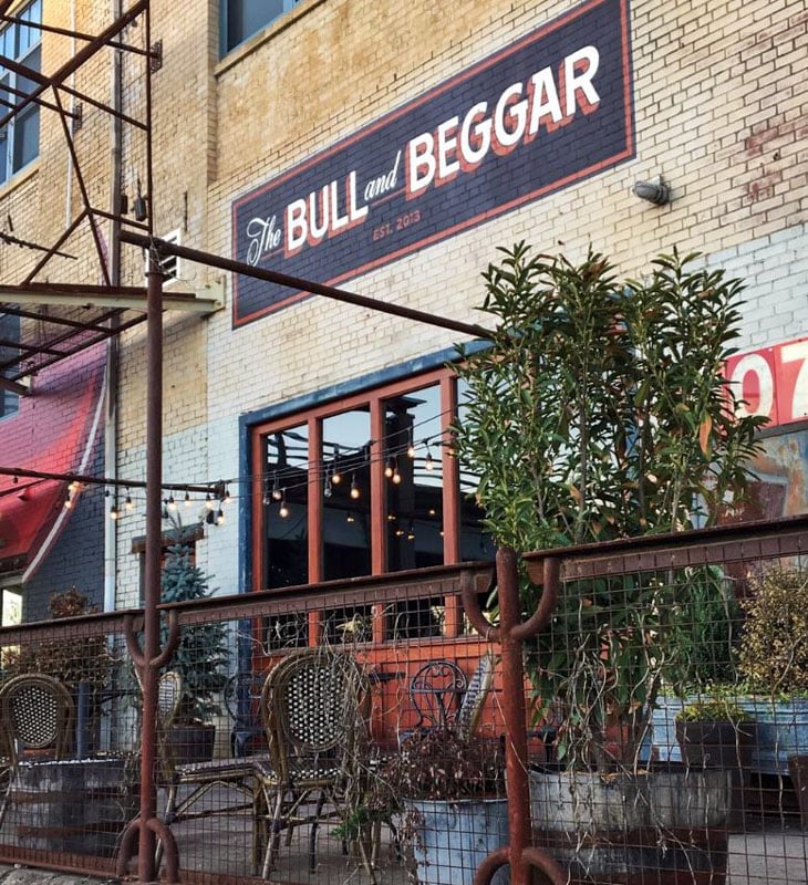 The Bull and Beggar blends art and cuisine for a uniquely delightful dining experience.