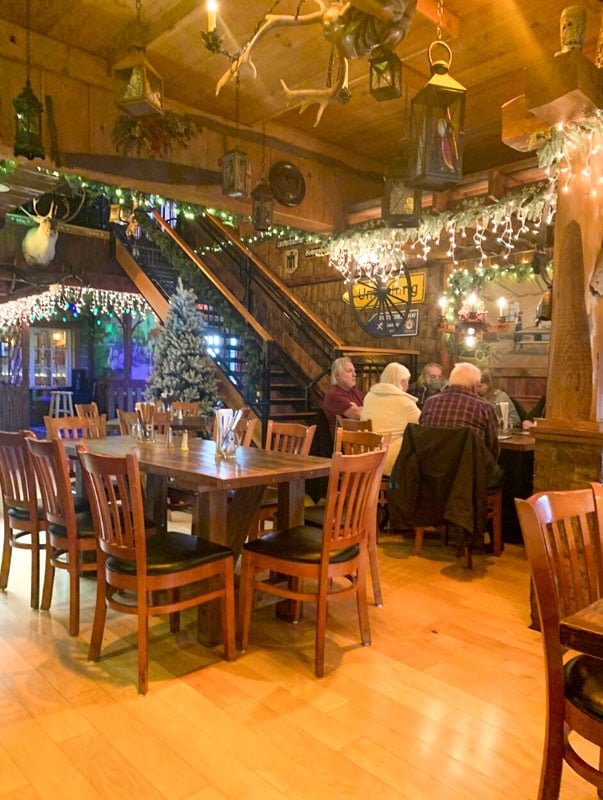 The Village Lanterne offers a taste of authentic German cuisine in a charming, old-world setting.