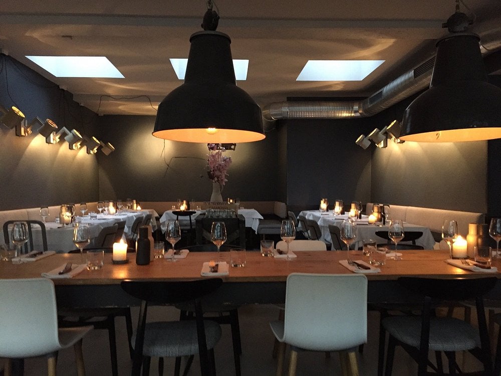 Warm, candle-lit atmosphere at Theresa Grill Restaurant.