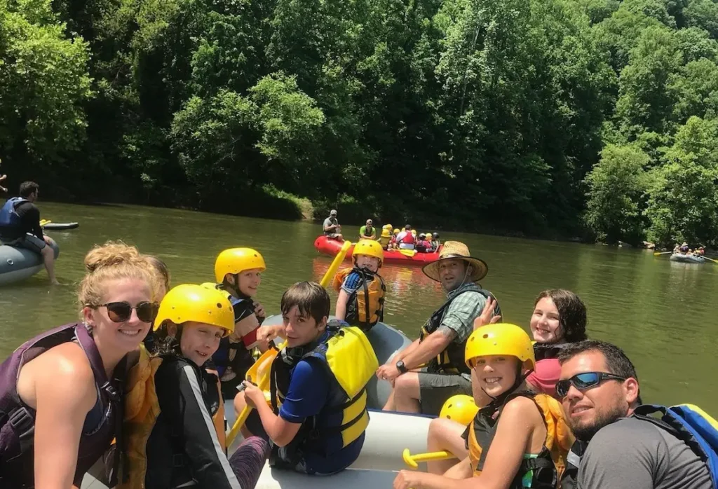 Family Rafting in the New River Gorge National Park