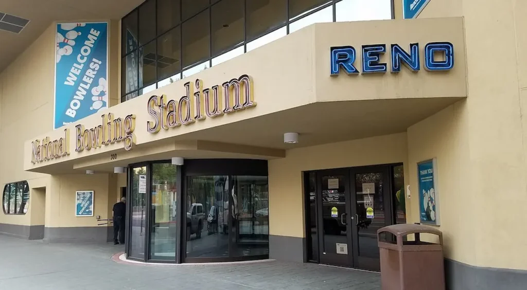 Entrance to National Bowling Stadium