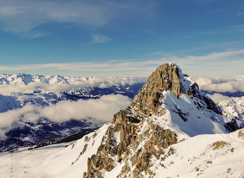 In the French Alps, Courchevel is unique as a location to live rather than just go on vacation.