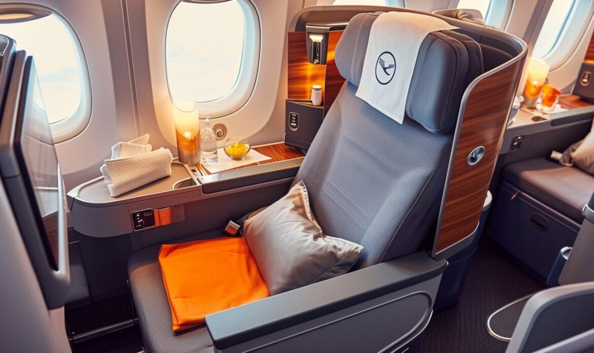 Lufthansa business class seat