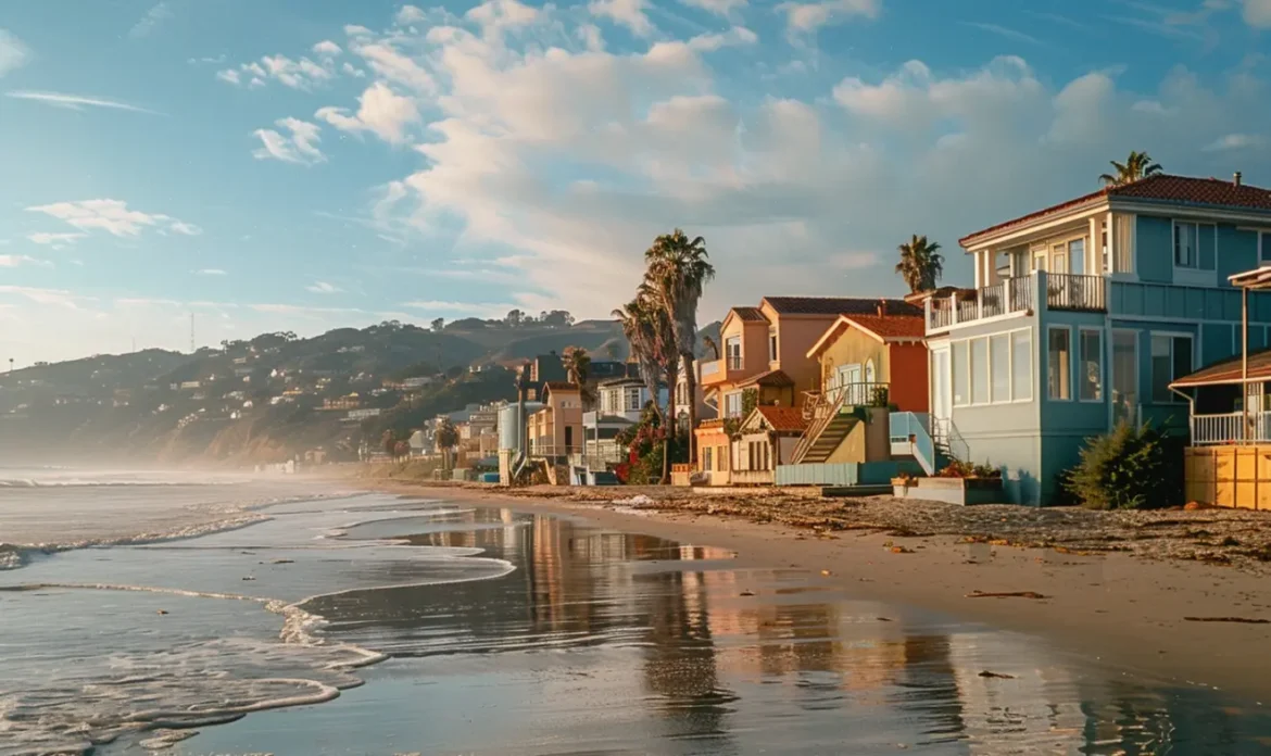 Beautiful West Coast beach town