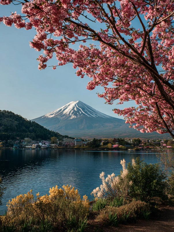 Mt. Fuji Cherry Blossoms