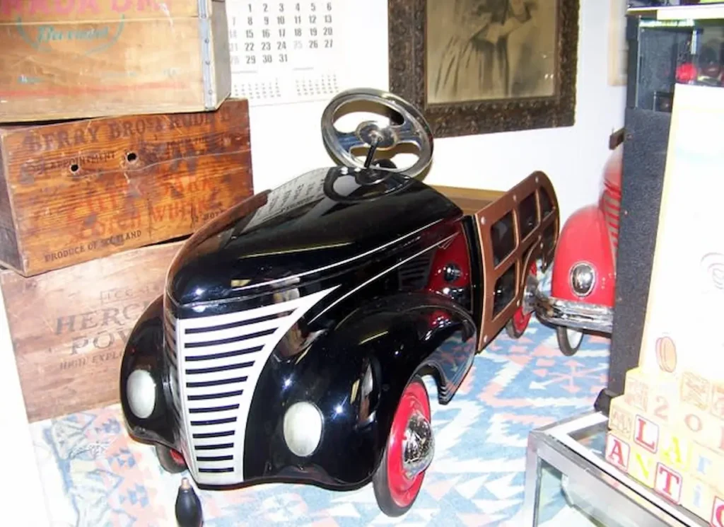 Antique pedal car