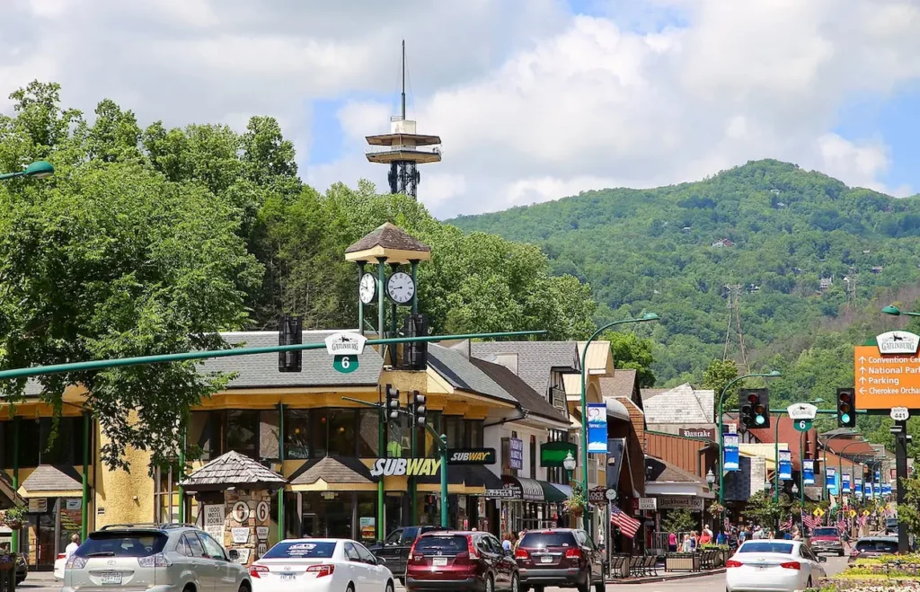 Gatlinburg in the summer