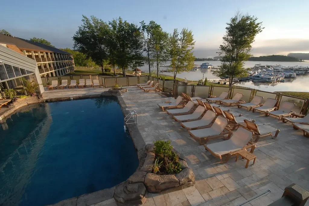 Pool overlooking Lake Monroe