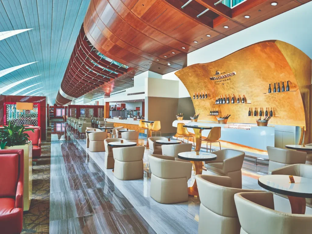 Moët & Chandon champagne lounge