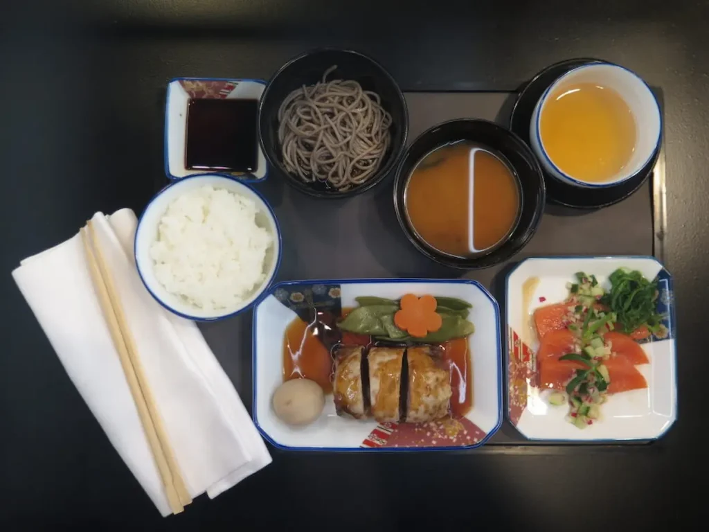 Lufthansa business class presents authentic Japanese dining