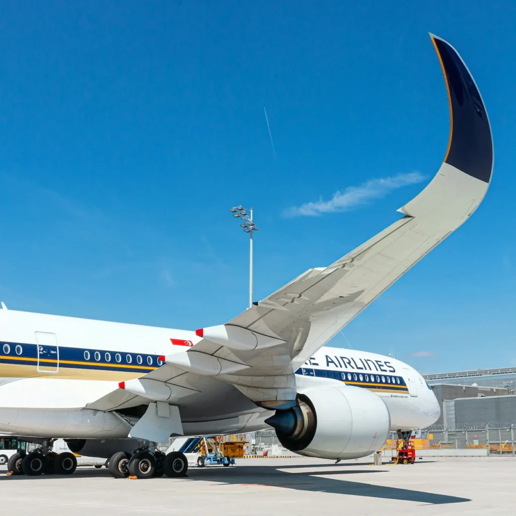 Singapore Airlines aircraft aerodynamic efficiency