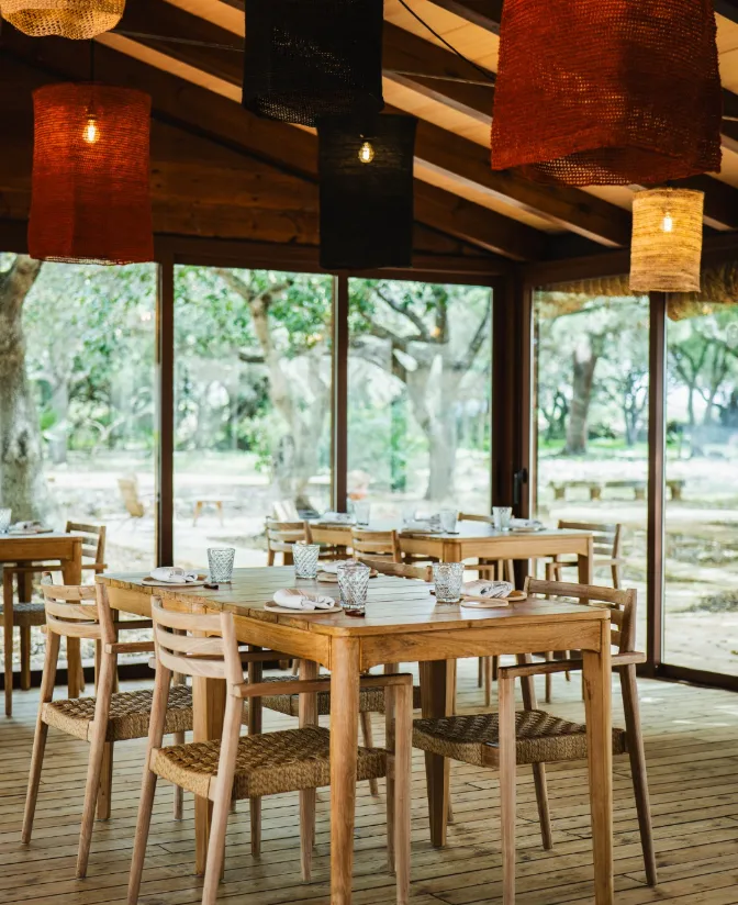 Inside Smoix Restaurant