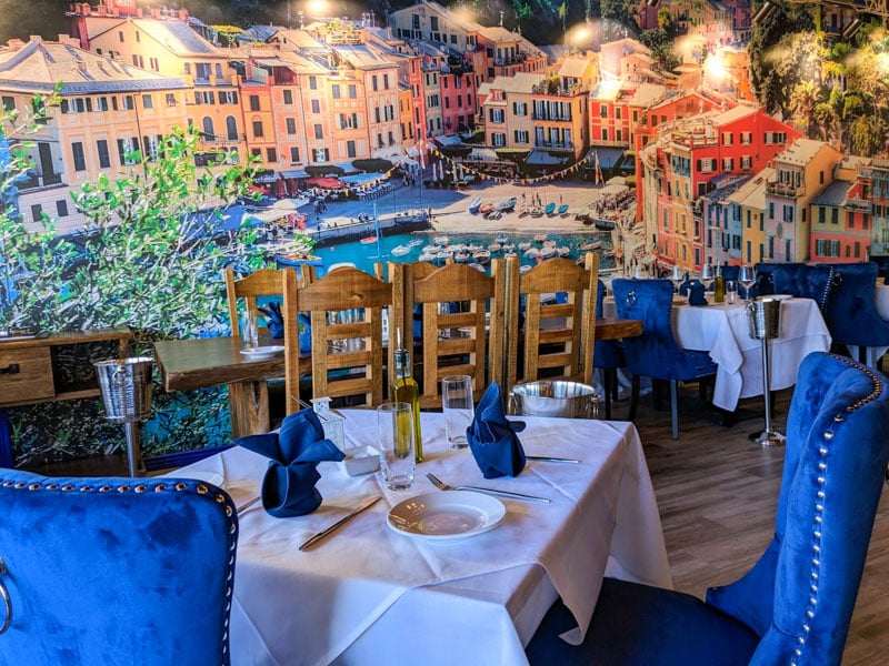 Acqua Di’ Mare: Seaside decor, chefs cooking at your table, adding drama to your dining experience.