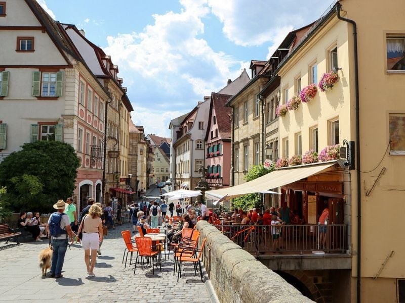 Bamberg feels like entering a medieval fairytale, with its winding streets and preserved historic buildings creating a magical atmosphere.