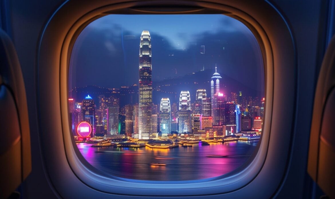 Business class flight to Asia featured image