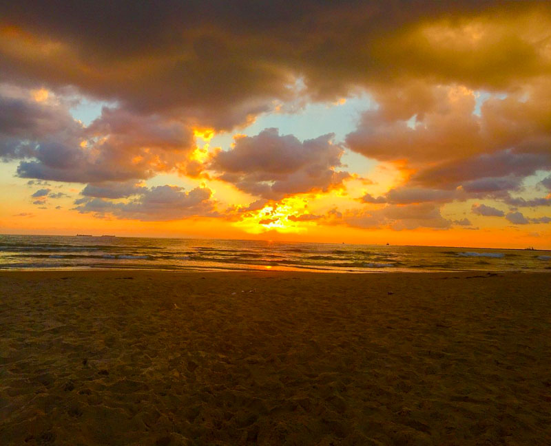 Create a memorable seaside night at Isla Blanca Park with a beach bonfire on soft sand.