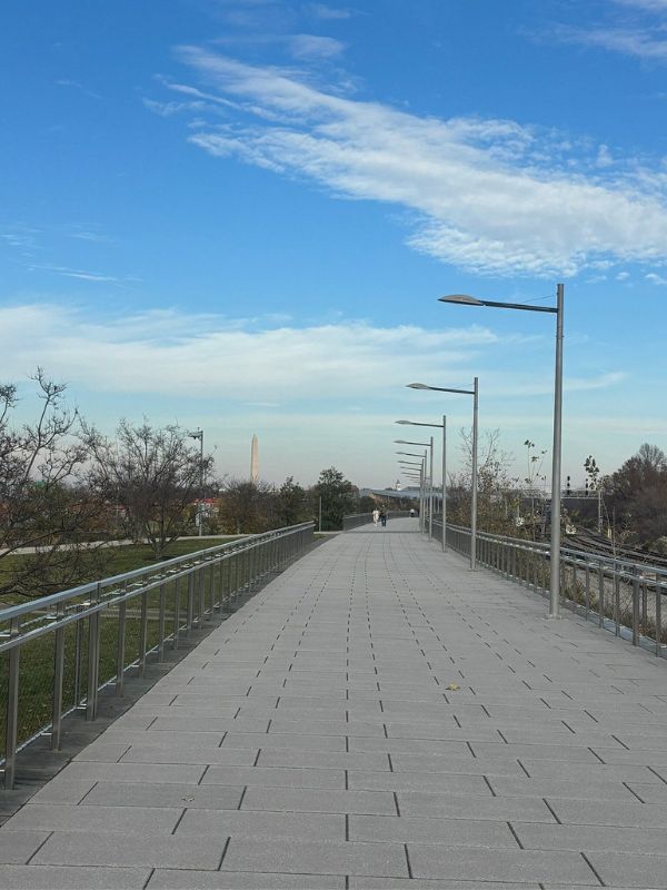 Explore the urban oasis of Long Bridge Park, where leisure meets breathtaking vistas, creating a harmony of relaxation and beauty.