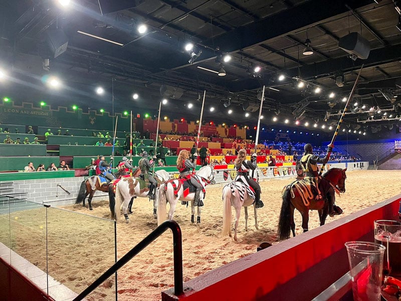 Experience medieval thrills at Medieval Times Dinner and Tournament, a top destination for adventurous fun near Disney.
