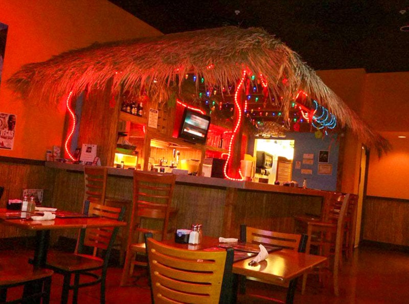 Ocean Blue Restaurant brings a taste of Jamaica, sharing authentic Jamaican flavors.