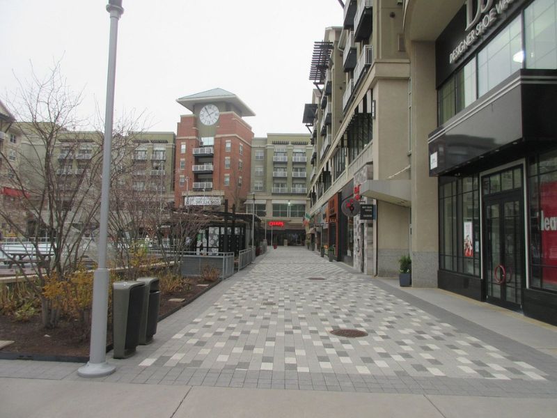 Unwind at Pentagon Row, an outdoor hotspot in Arlington for adults, offering diverse activities and a lively atmosphere to enjoy.