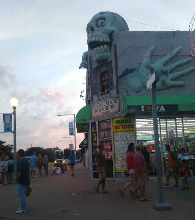 Nightmare Mansion entrance