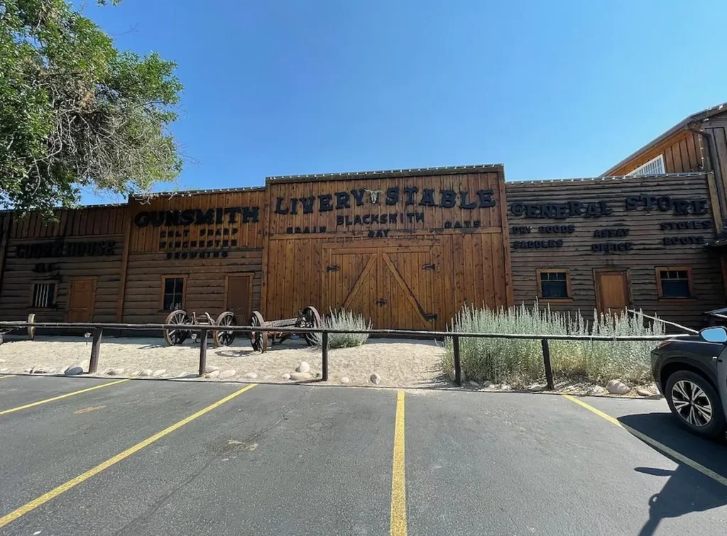 Exterior detail of Prairie Schooner Restaurant