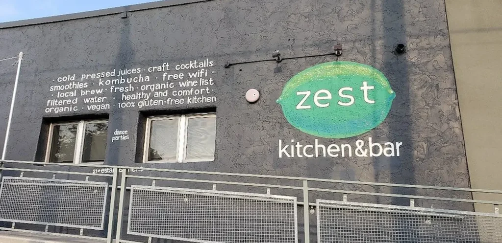 Outside Zest Kitchen & Bar