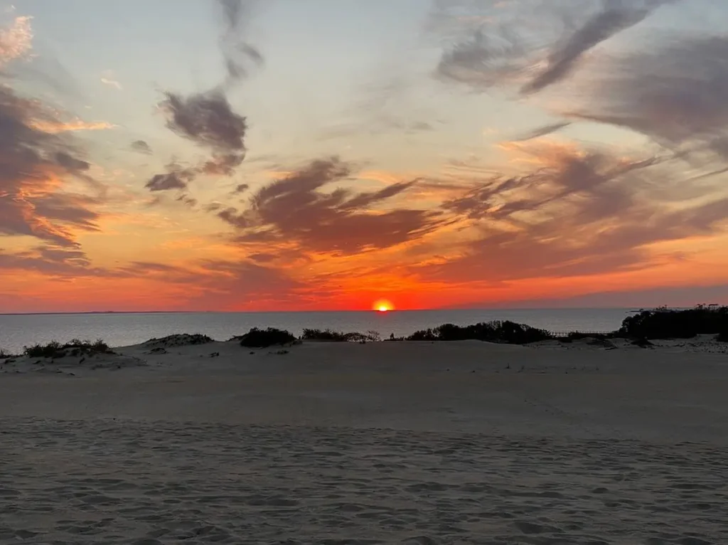Sunset at Jockey's Ridge State Park