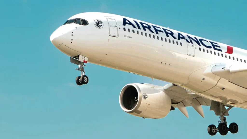 Air France Airbus A350 in Flight
