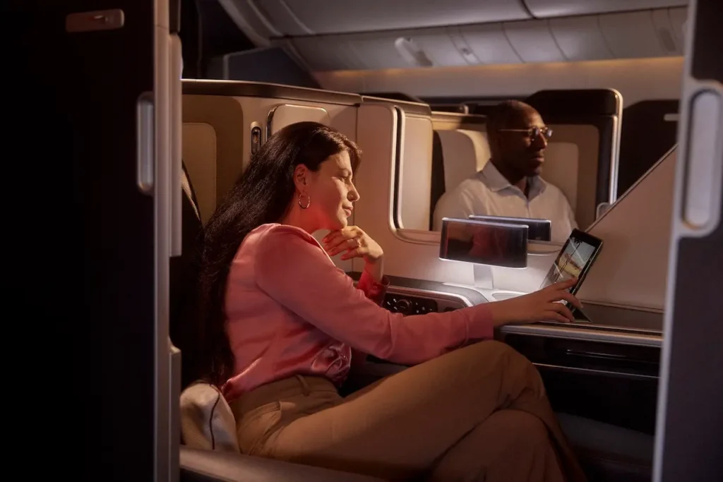 Premium comfort and elevated privacy of the British Airways Club Suite