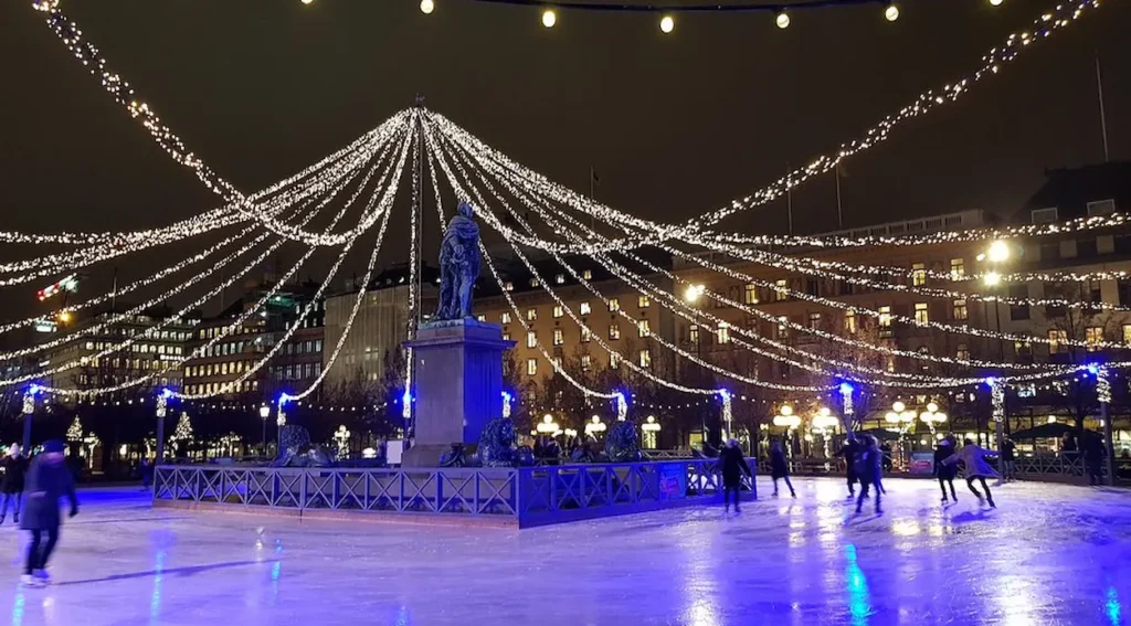 Ice at Kungsträdgården