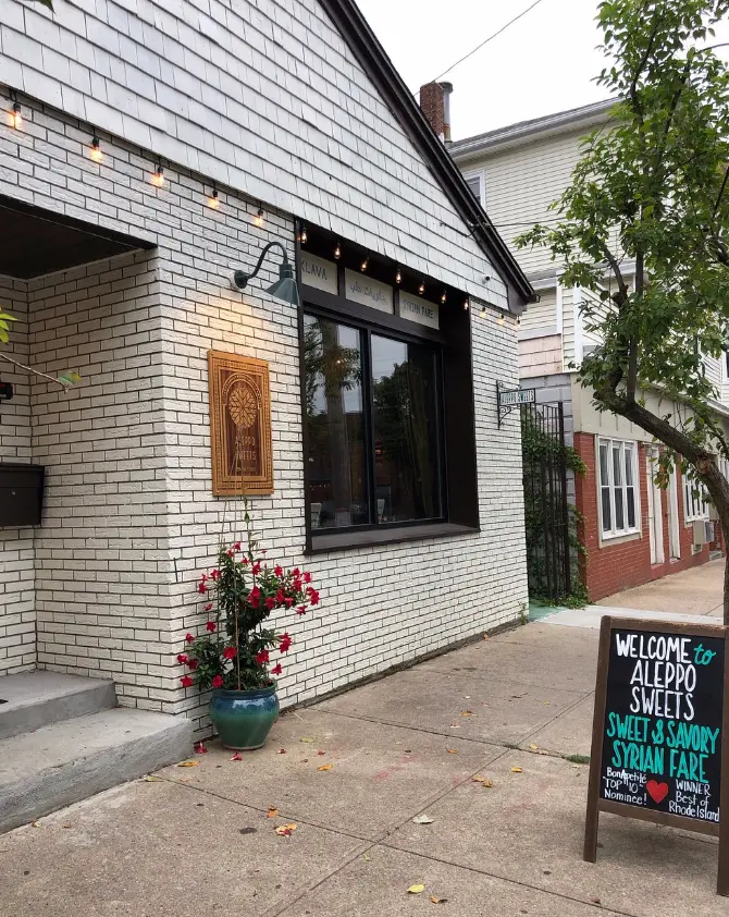 Exterior of Aleppo Sweets